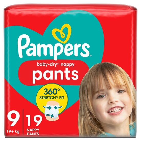 Pampers "biksītes" 9. izmērs 19 gb.  (Būs pieejami no 19.05.)